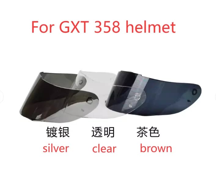 Visiera per Casco Moto GXT 358 Colore Nero Accessori per Casco Moto
