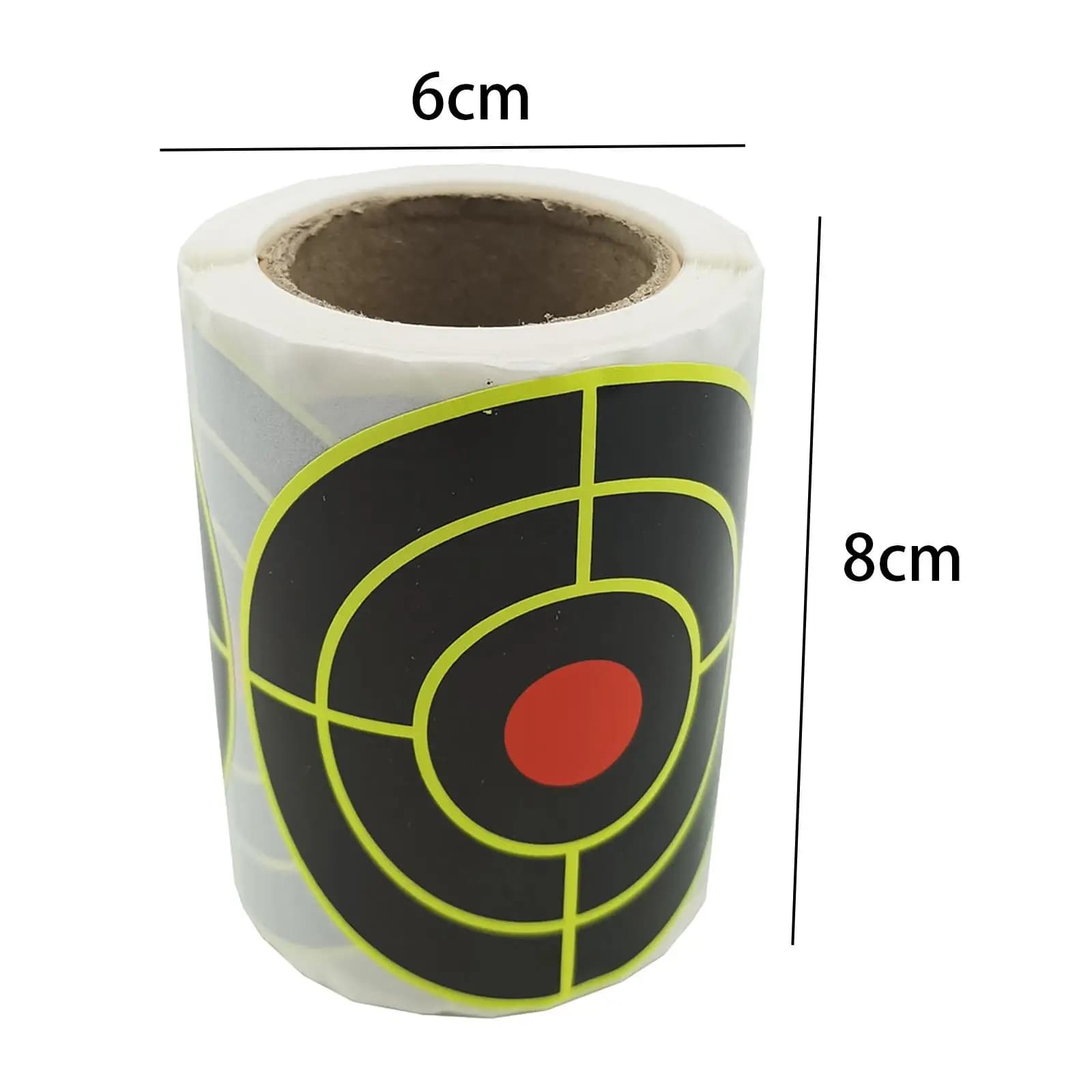 Adesivi di Carta Fluorescenti Reattivi per Bersagli Splash Targets - Accessori Adesivi per Tiro con l'Arco da Interno ed Esterno (Ricambio)