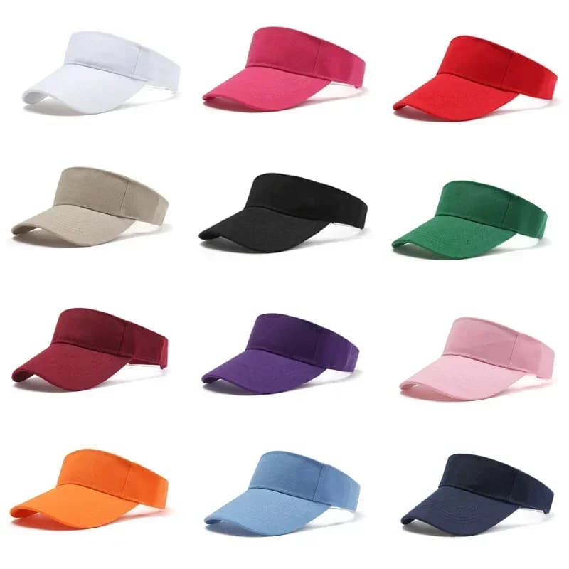 Berretti da Tennis protezione UV ciclismo all'aperto corsa pesca berretti da spiaggia tinta unita cappelli da sole traspiranti uomo donna visiera estiva Caps