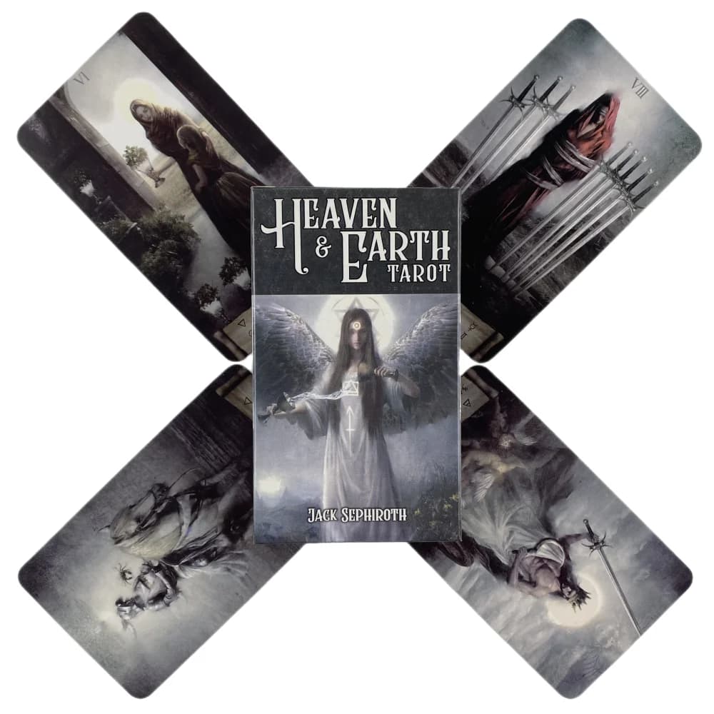 Tarocchi Heaven And Earth Un mazzo da 78 Oracle English Visions Divination Edition Borad Playing Games