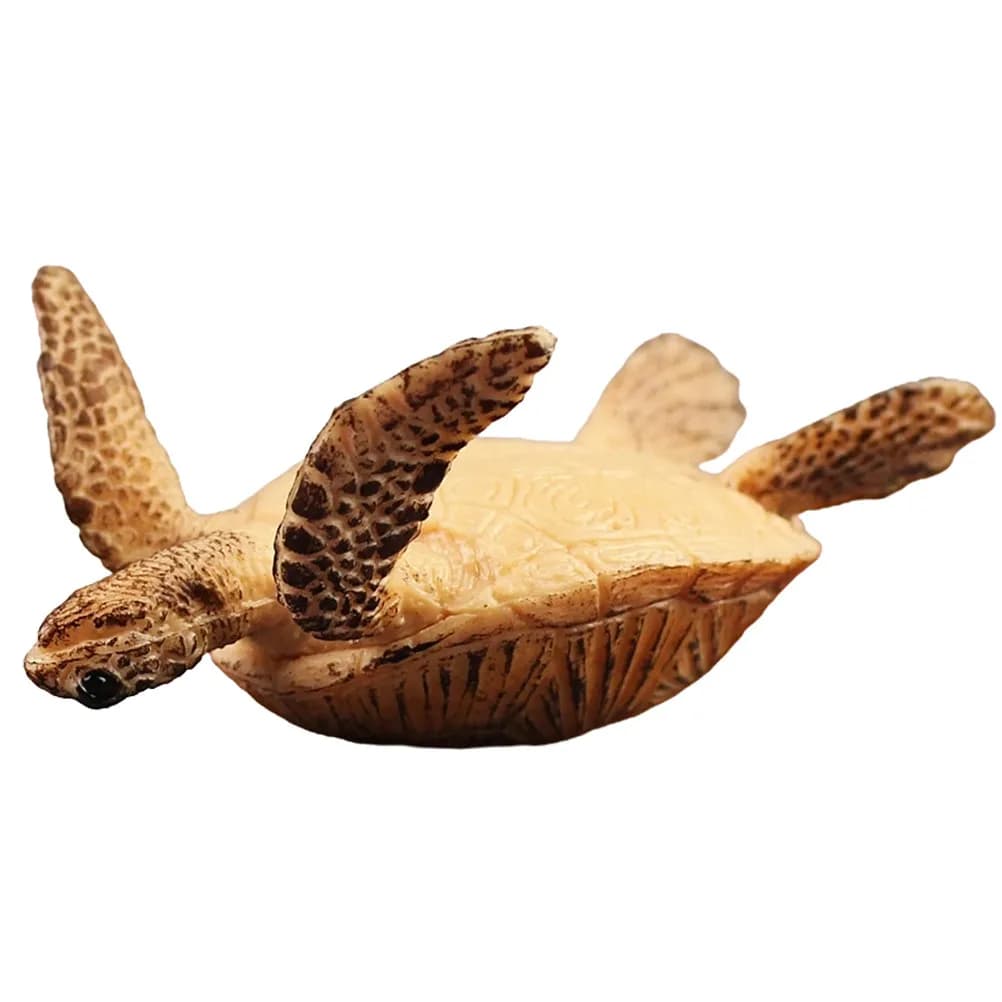Tartaruga Realistica in Plastica, Decorazione Animale Marino, Giocattolo Educativo per Bambini, Regalo per l'Apprendimento Cognitivo, Giocattoli Tartaruga