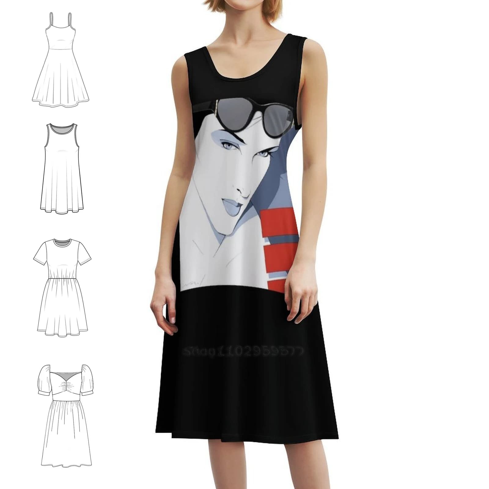 Haute Couture Framed Nagel Woman Classic . Preppy Style Mini Dress For Women A-Line Loose Fit Casual Day Dress Haute Couture