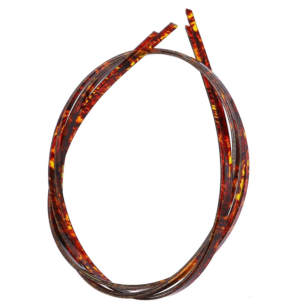 2 Pezzi Raffinata Striscia Decorativa Artigianale per Chitarra, Ukulele, Mandolino, Banjo, Riparazione Fai-da-Te per Liutai