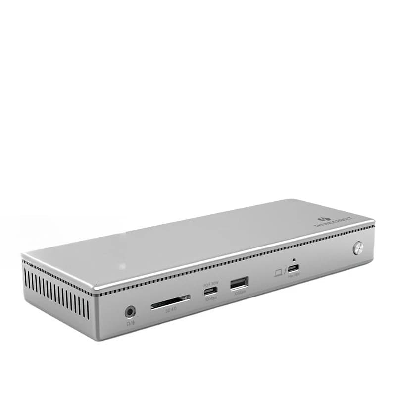 Docking Station Lightning 4 con Espansione a Schermo Singolo 8K@30Hz, 13 in 1 per Doppio Schermo con Display Diversi