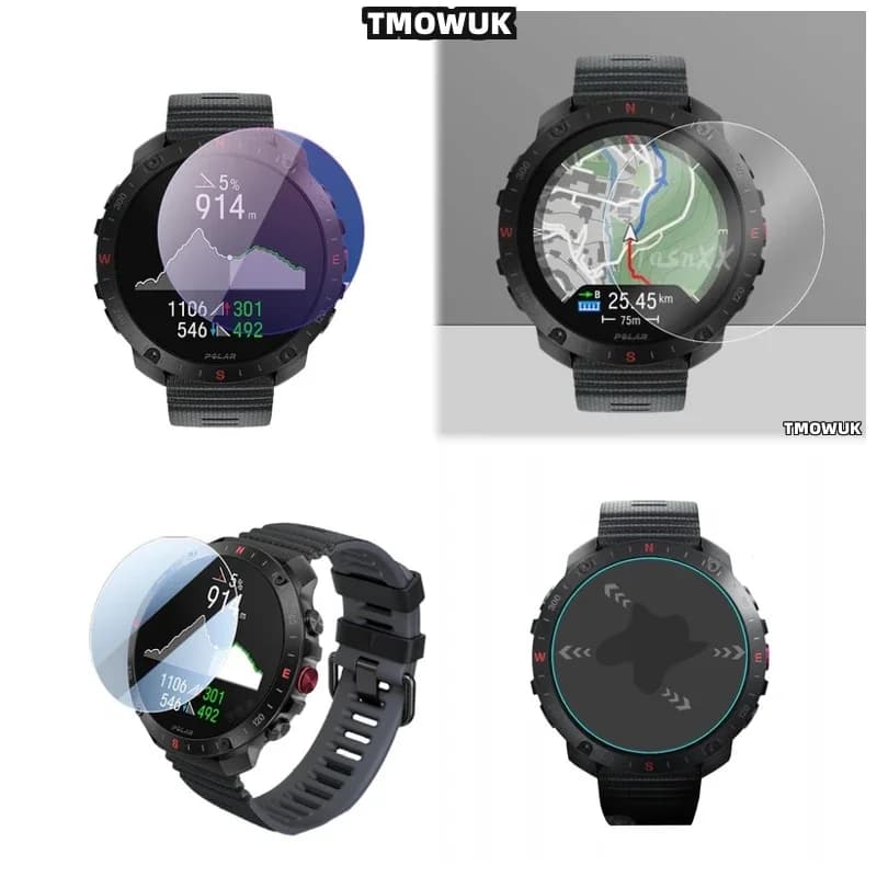 Per Polar Grit X2 Pro GritX2 - Robusto vetro temperato 9H per la massima protezione dello schermo