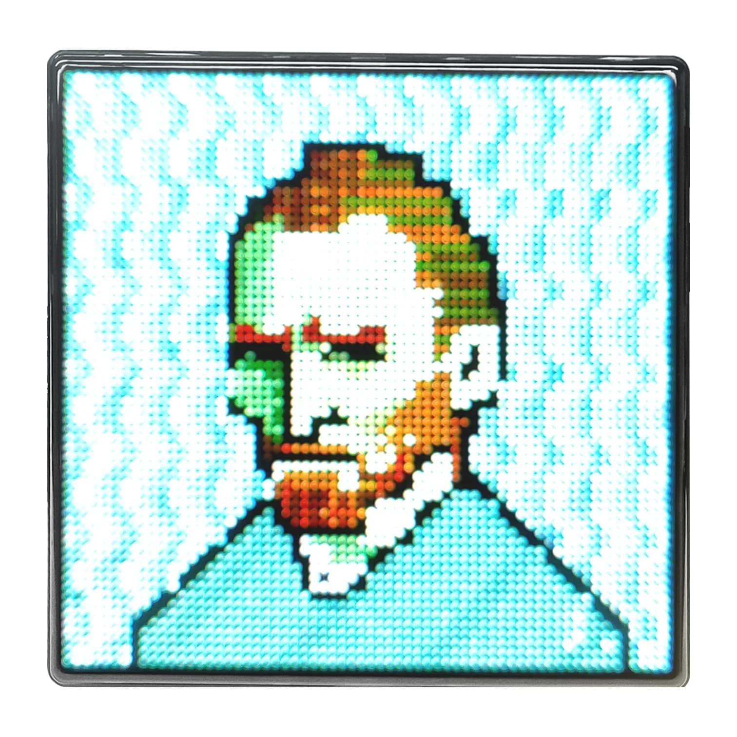 HI.GROOM idot-3 LED 64X64 P2.75 LED Display Screen Backpack Patches Schoolbag Ornament APP Control Desktop Decor Pixel Frame
