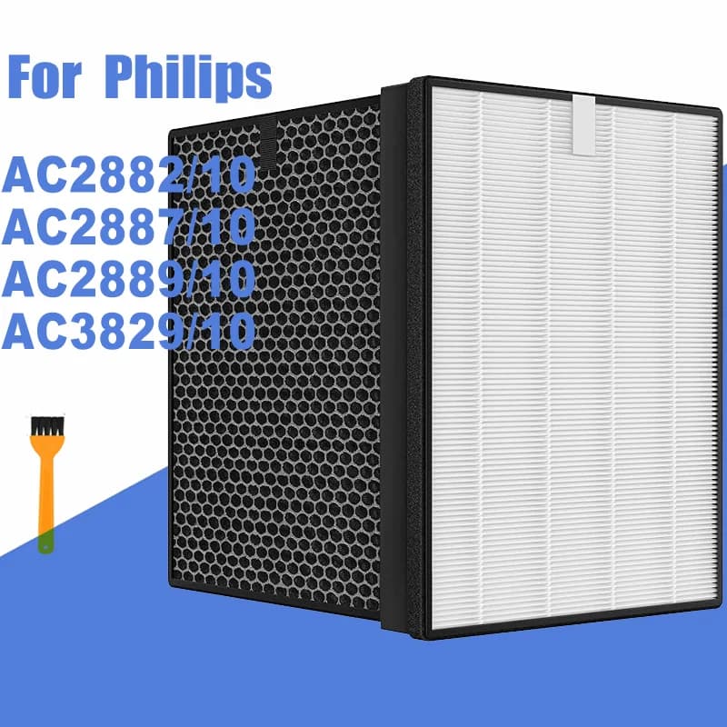 Vero filtro a carbone attivo Hepa FY2422 FY2420 per purificatore d'aria Philips AC2887 AC2889 AC2882 AC2878 AC3829