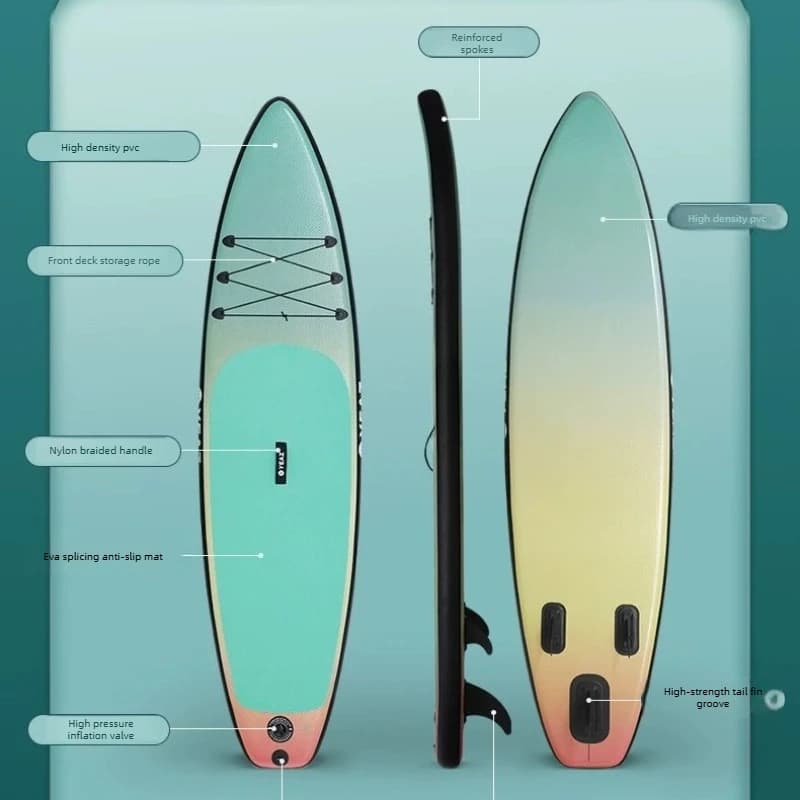 Power Electric Inflatable Paddle Board SUP Kayak Fishing Boat Surfboard for Adults Water Sports Gear Lake River Ocean Use Strong