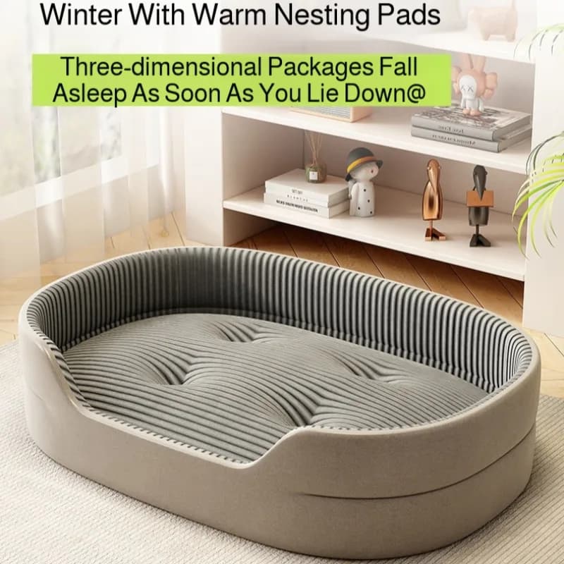 Dog kennel universal for all seasons summer pet kennel large dog bed sofa-feel cool mat sleeping pad