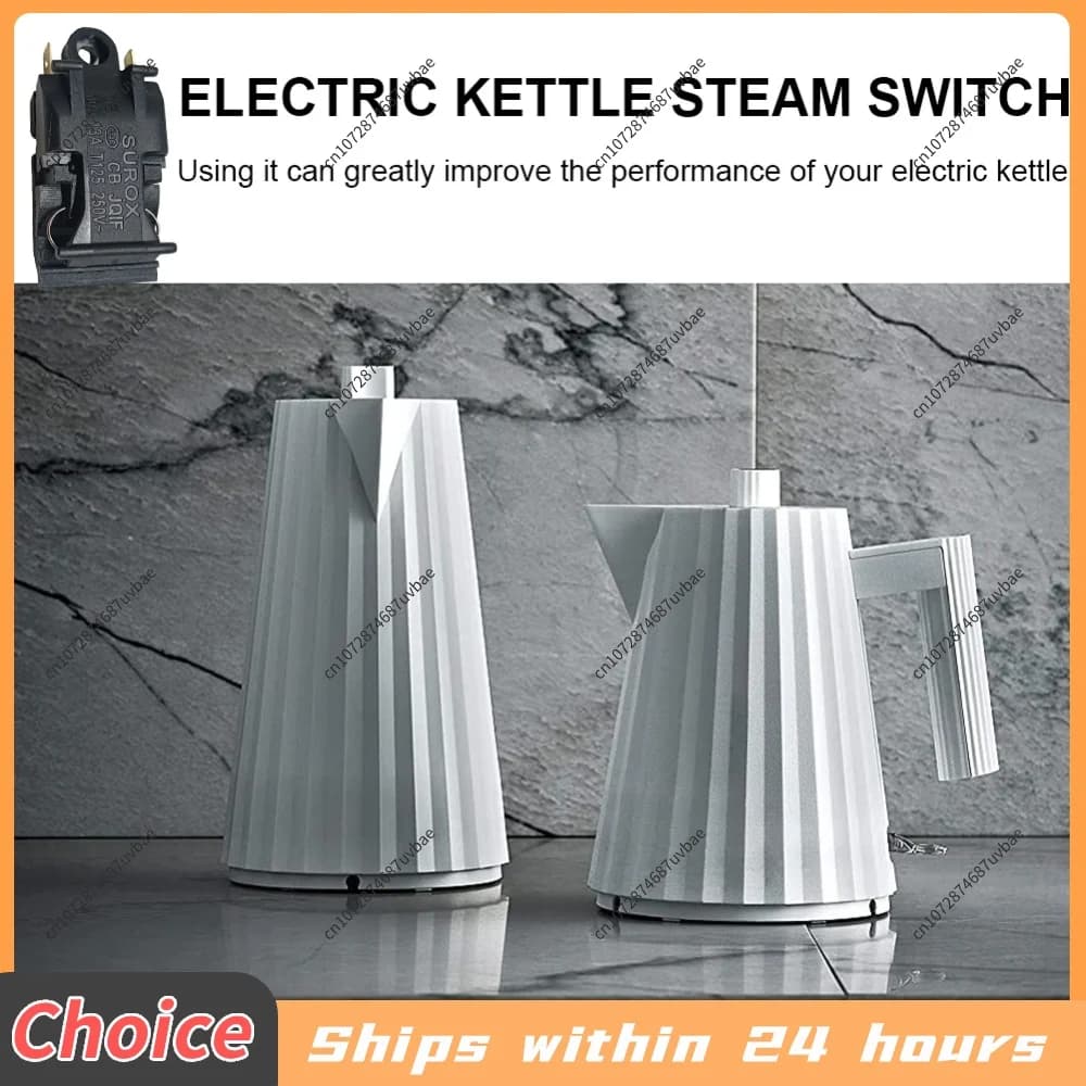 Electric Kettle Steam Pressure Jump Switch Universal Accessory Thermostat Steam Switch Plastic+Metal Kettles Thermostat Switch