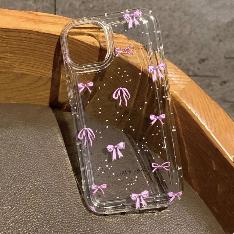 Colorful Print Clear Case For iPhone 16 14 13 12 11 15 Pro Max SE XR X XS 7 8 Plus Transparent Tpu Shockproof Phone Cover