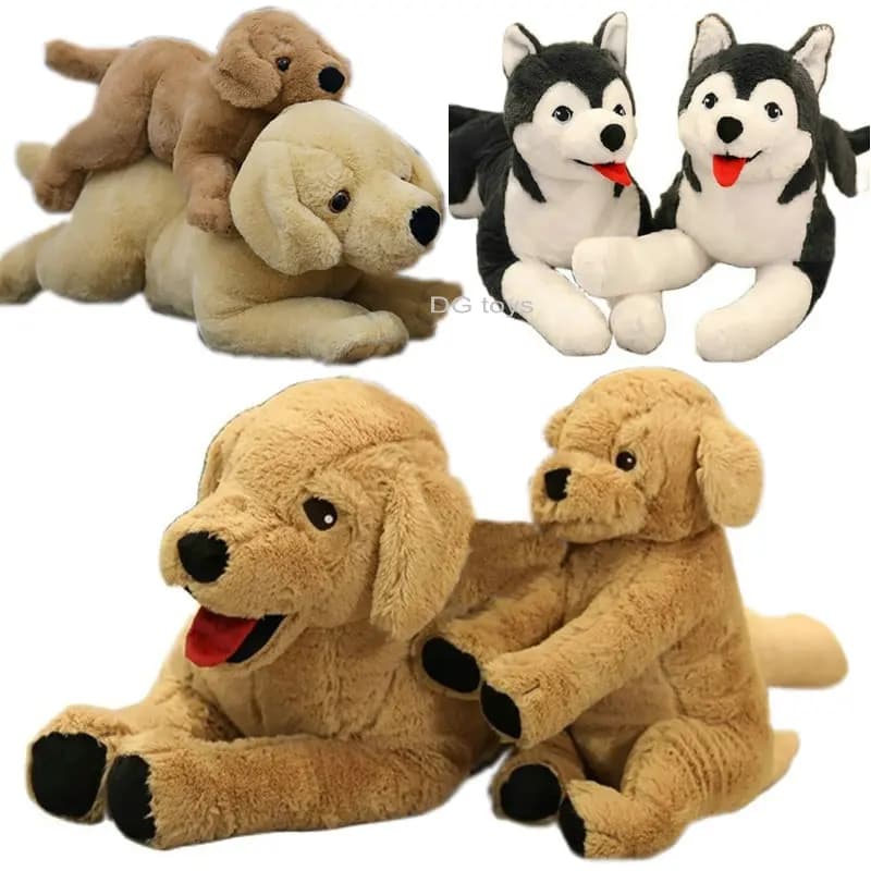 70 centimetri Naughty Red Tongue Husky Cane Peluche Farcito Realistic Siberian wolfhound Lupo Bambola Cuscino di tiro Regalo di compleanno per il Ragazzo
