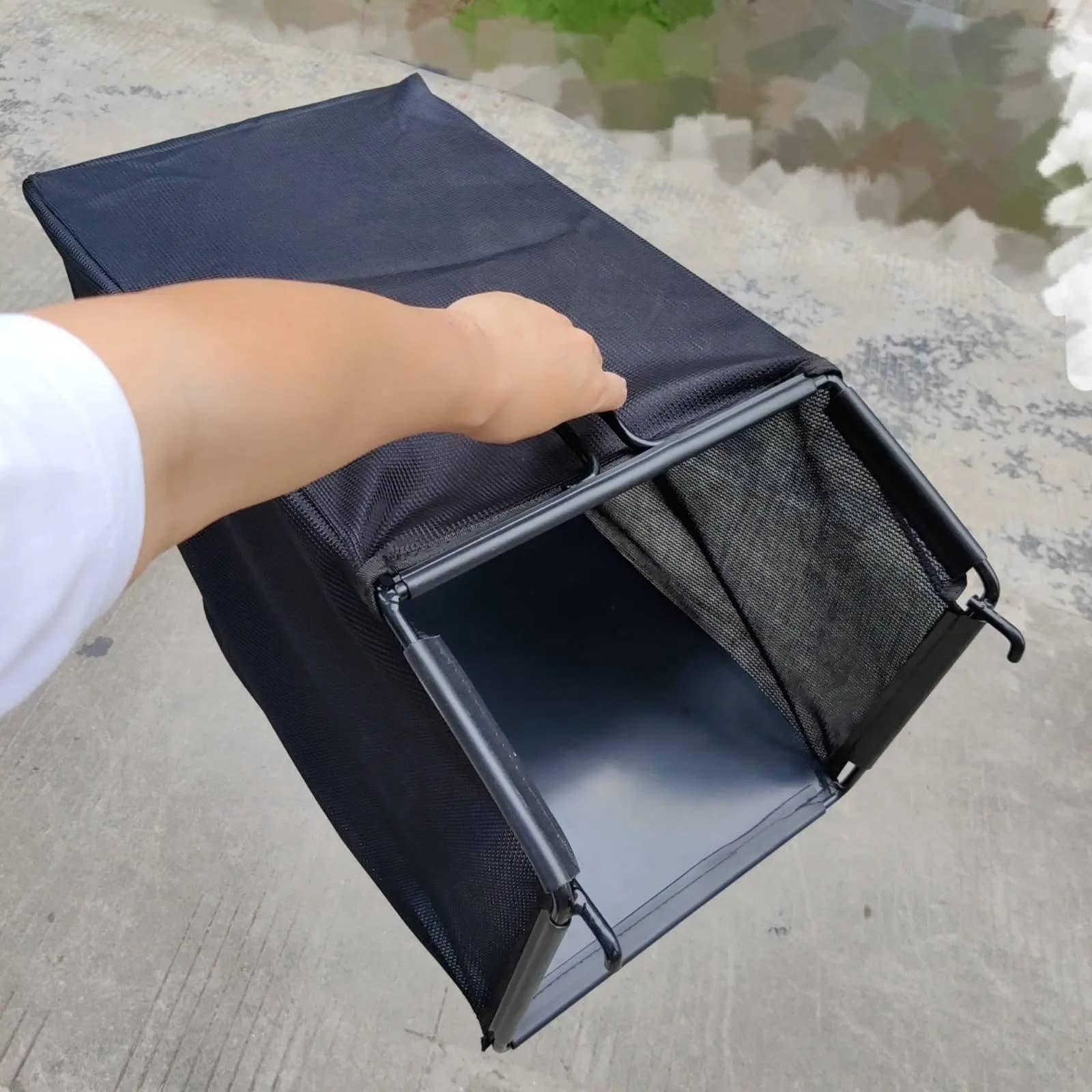 Lawn Mower Grass Bag Large Capacity Grass Catcher Bag Lawnmower Attachment Reinforced Bottom Expanded Entrance Design