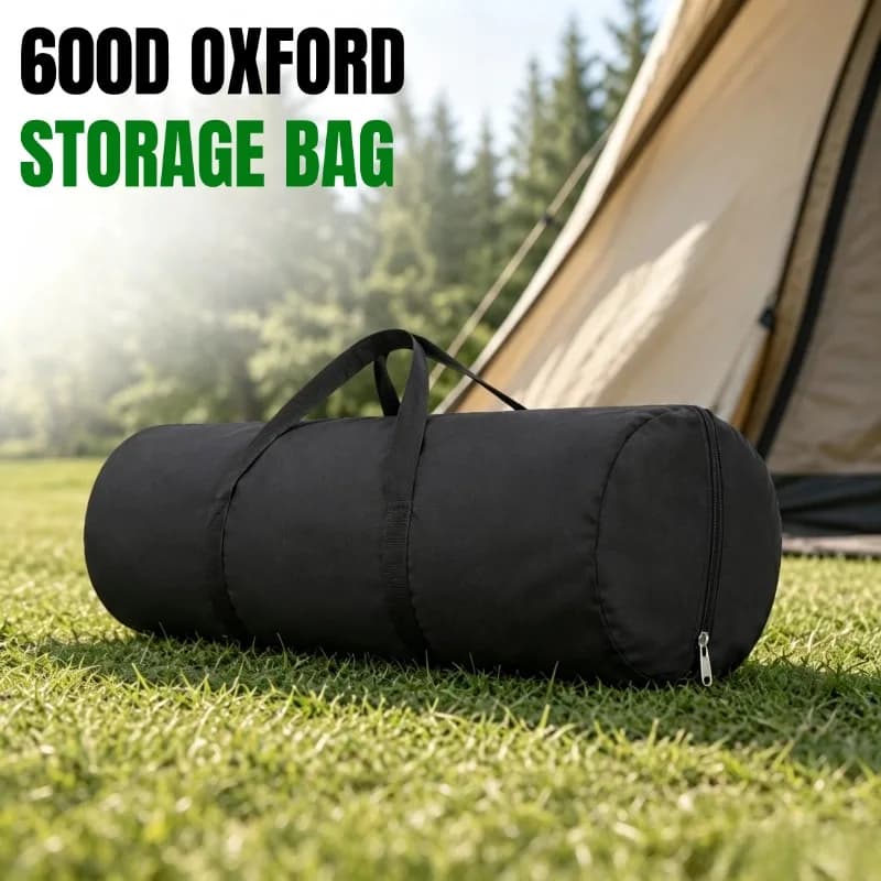 Oxford Cloth Waterproof Camping Storage Bag Large Capacity Outdoor Zipper Carrying Case Portable Organizer Tent Mat Chair Travel