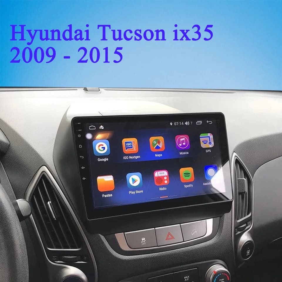 8G Ram Android 14.0 Auto Autoradio Stereo Per Hyundai IX35 Tucson 2009 2011 2013 2015 Auto GPS di Navigazione Registratore a Nastro Carplay