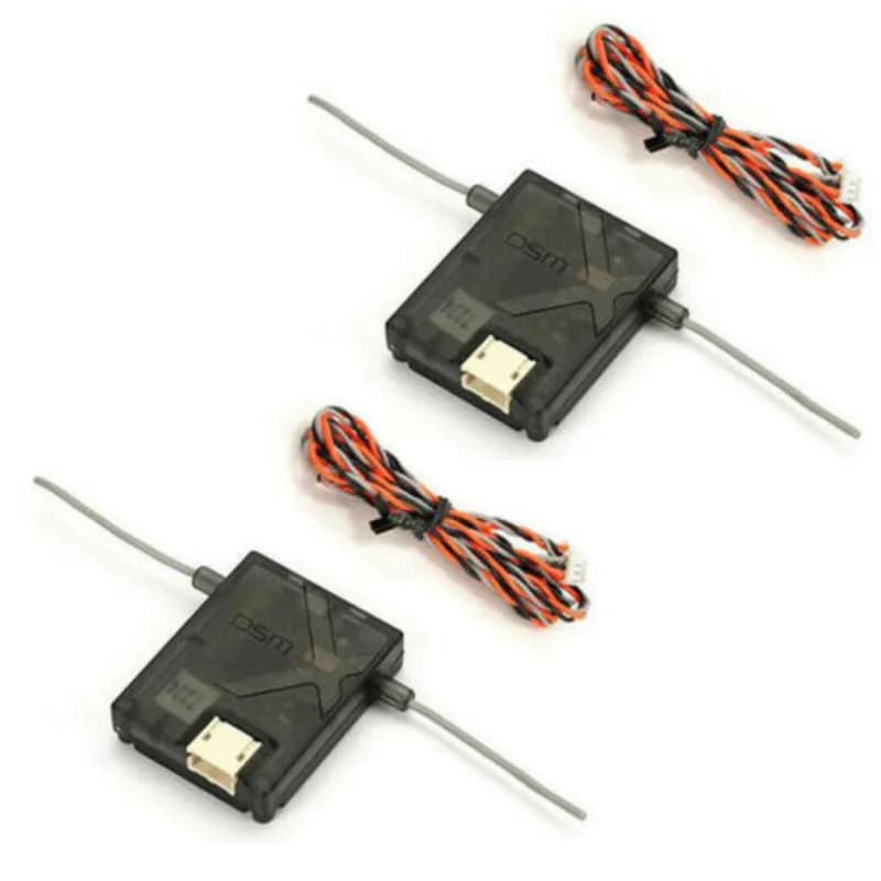 Ricevitore remoto satellitare Dsmx 2 pezzi per trasmettitore Spektrum Trasmettitore AR621/AR8000/AR9020