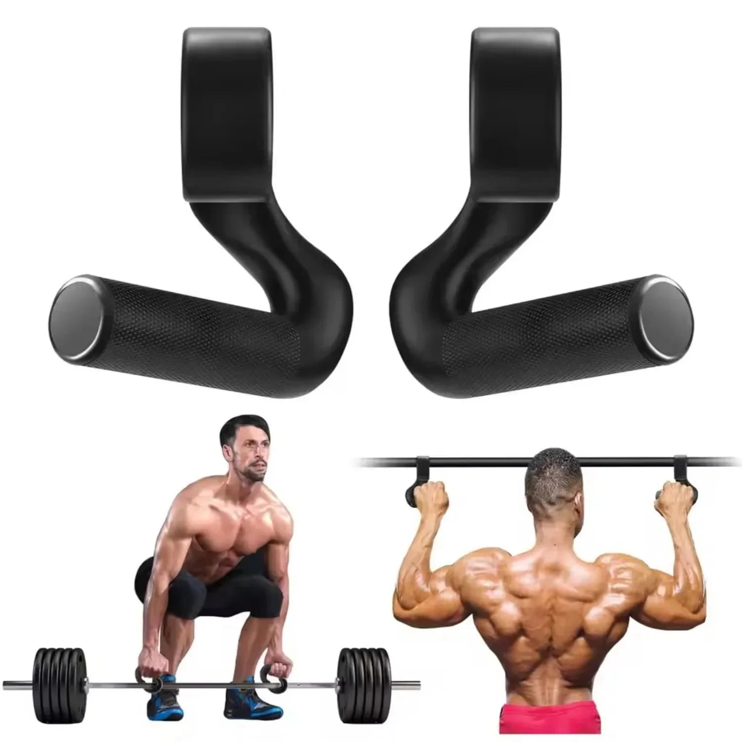 Pull-up handle for resistance band, 45 degree ergonomic pull-up bar, strength training accessories