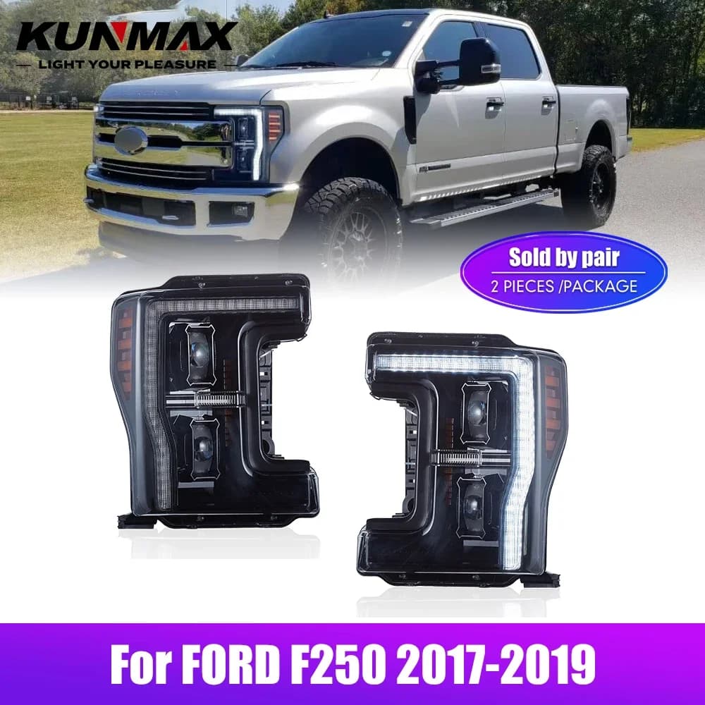 Pair of LED car headlights for Toyota Tacoma lighthouse 2012-2015 Plug And Play front lamp tuning signal headlights