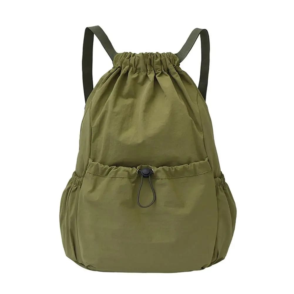 Large-Capacity Waterproof Sports Bag Fashionable Lightweight Drawstring Backpack for School, Books, Outdoor Activities, Travel