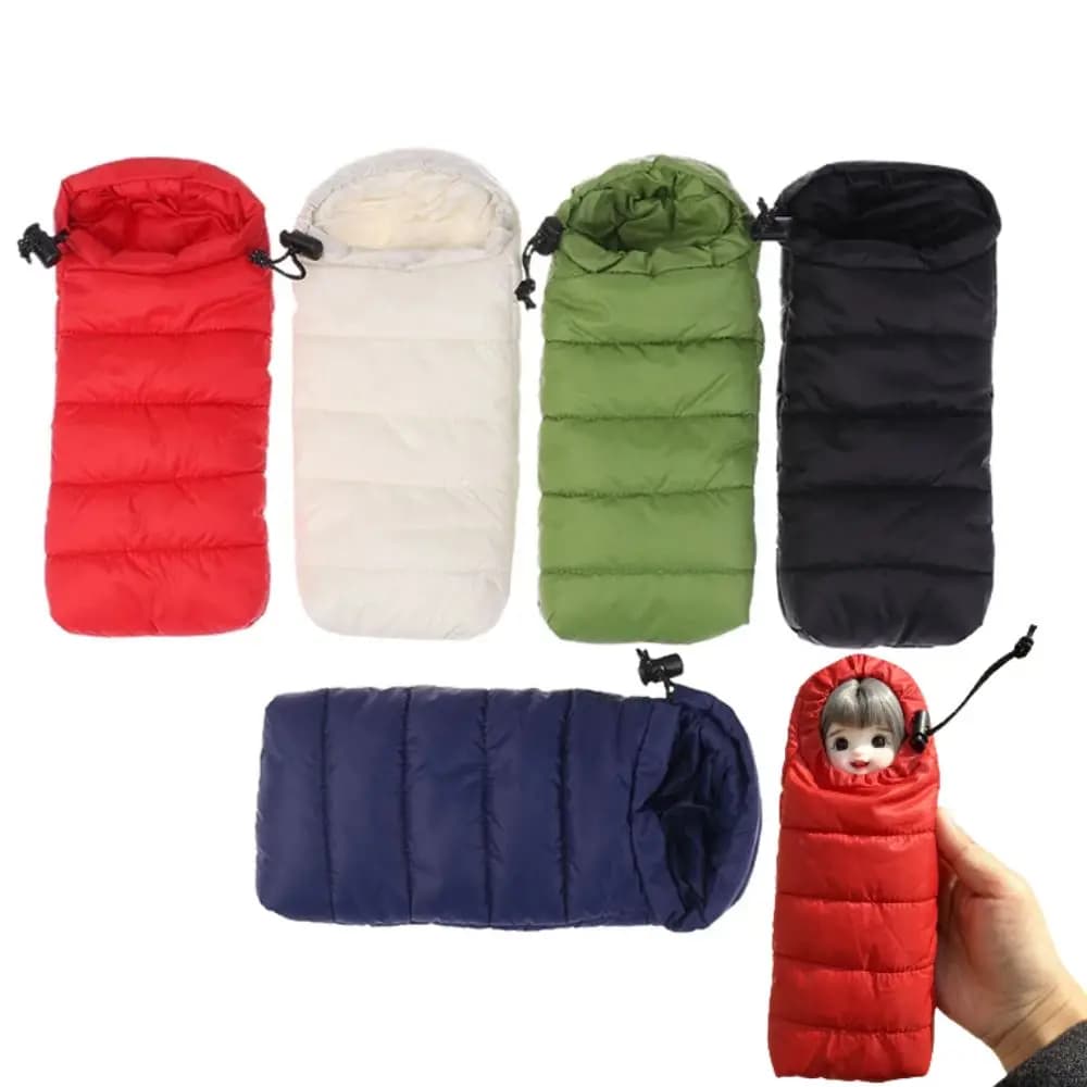Scene decoration Sleeping furniture Bedroom furniture Realistic design Miniature sleeping bag Pretend playing with micro scene