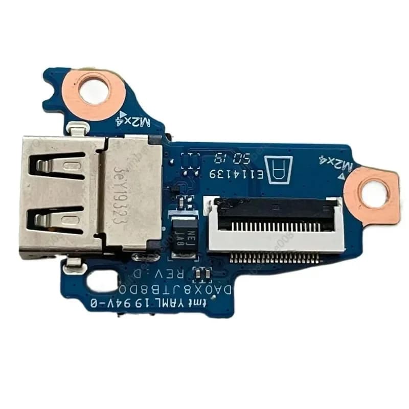 Replacement USB Daughter Board with Cable, Compatible for Laptops with USB-C Port, Internal Connector Repair Part