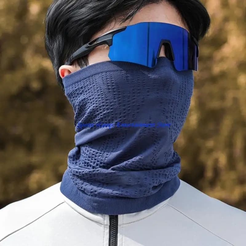 G7NF Half Face Cover Warm Fleece Scarf Bandanas Face Mask Cycling Face Protectors
