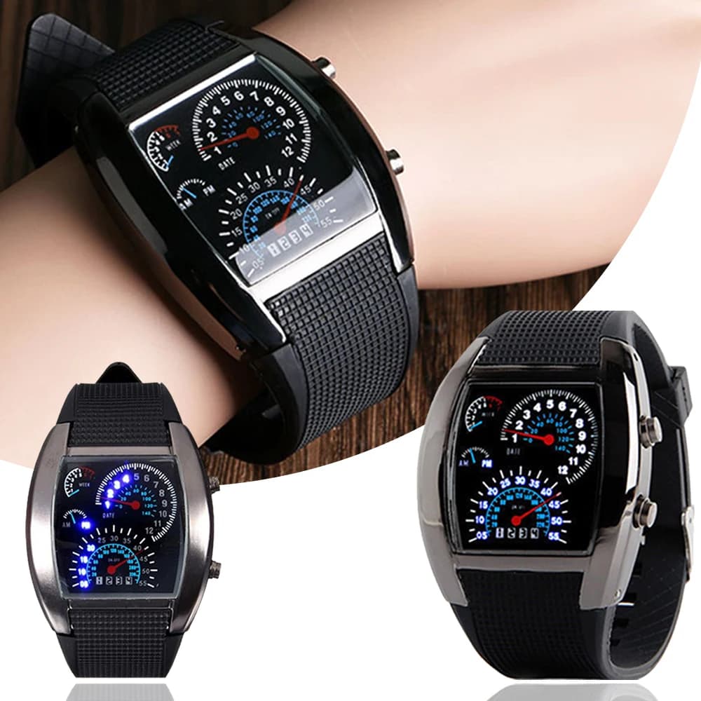 2025 New Fashion Smart Watch da uomo LED digitale cruscotto modello quadrante sportivo orologio da polso regalo SmartWatch di lusso