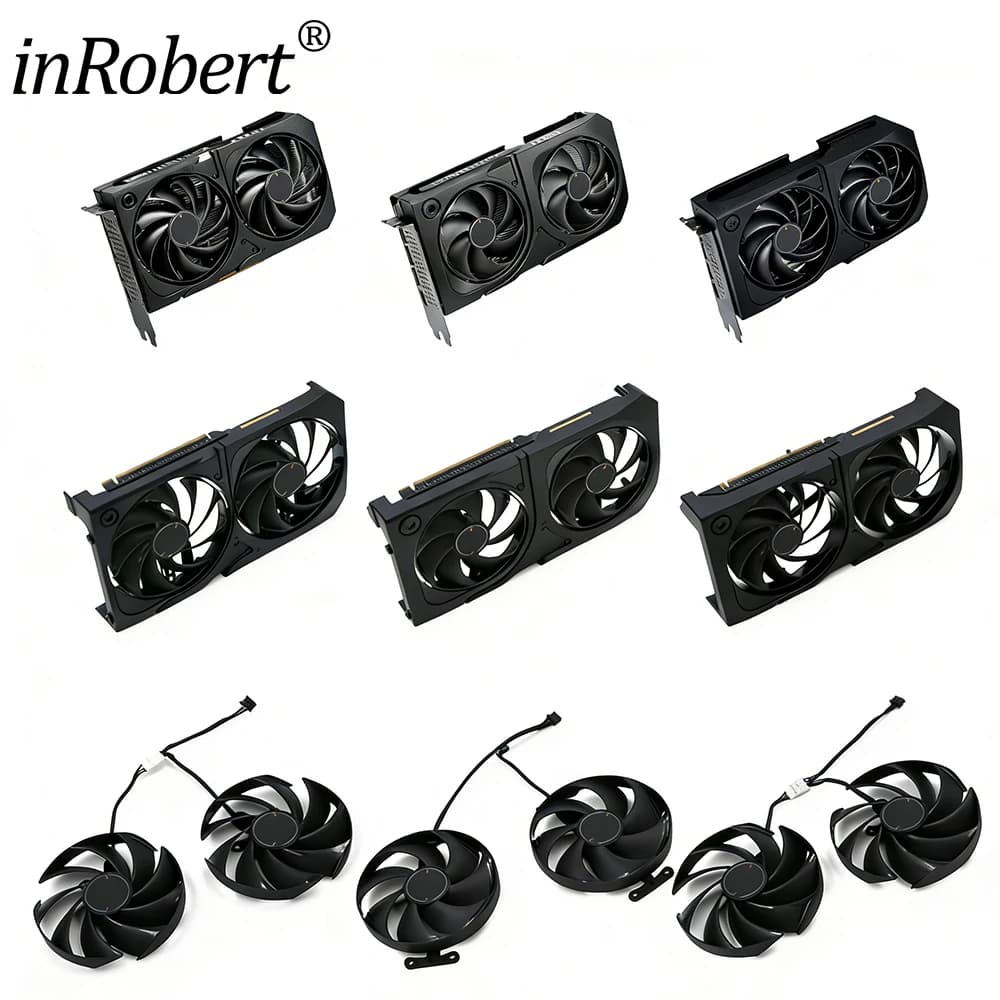 Ventola per scheda video RTX5050 RTX5060 RTX5060Ti RTX5070 Ventola per Scheda Grafica MSI RTX 5050 5060 5060Ti 5070 SHADOW 2X