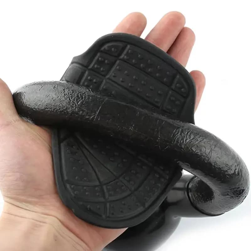 1 pair of silicone weight lifting gloves, anti-slip gloves, palm protection, pull-up force training grips with unisex handlebars