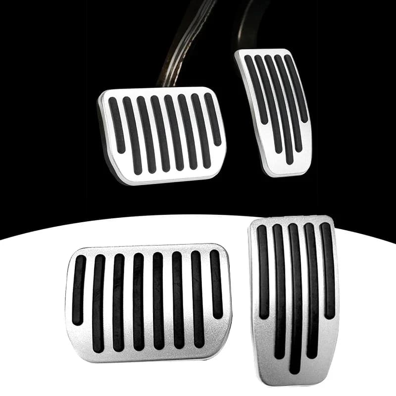 Pedali Copertura Accessori Antiscivolo In Lega di Alluminio Acceleratore Gas Carburante Freno Resto Pastiglie Zerbino per Tesla Modello 3 Y 2023 2022 2017