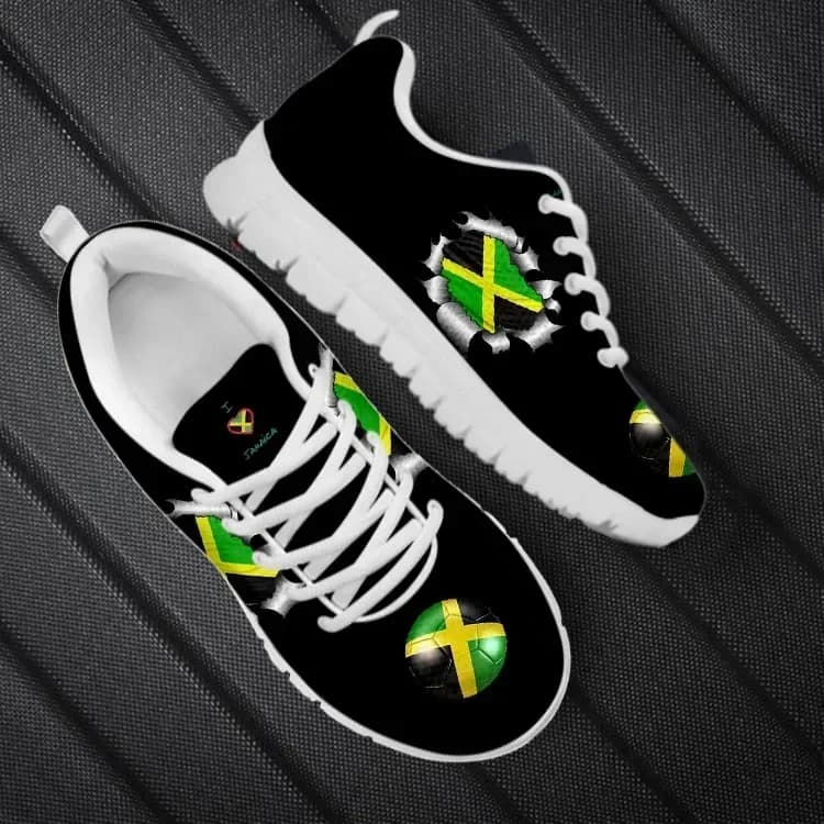 Scarpe da donna con motivo bandiera Rastafari della Giamaica, sneakers da corsa femminili, scarpe basse autunnali, calzature da ragazza, zapatillas mujer, personalizzate