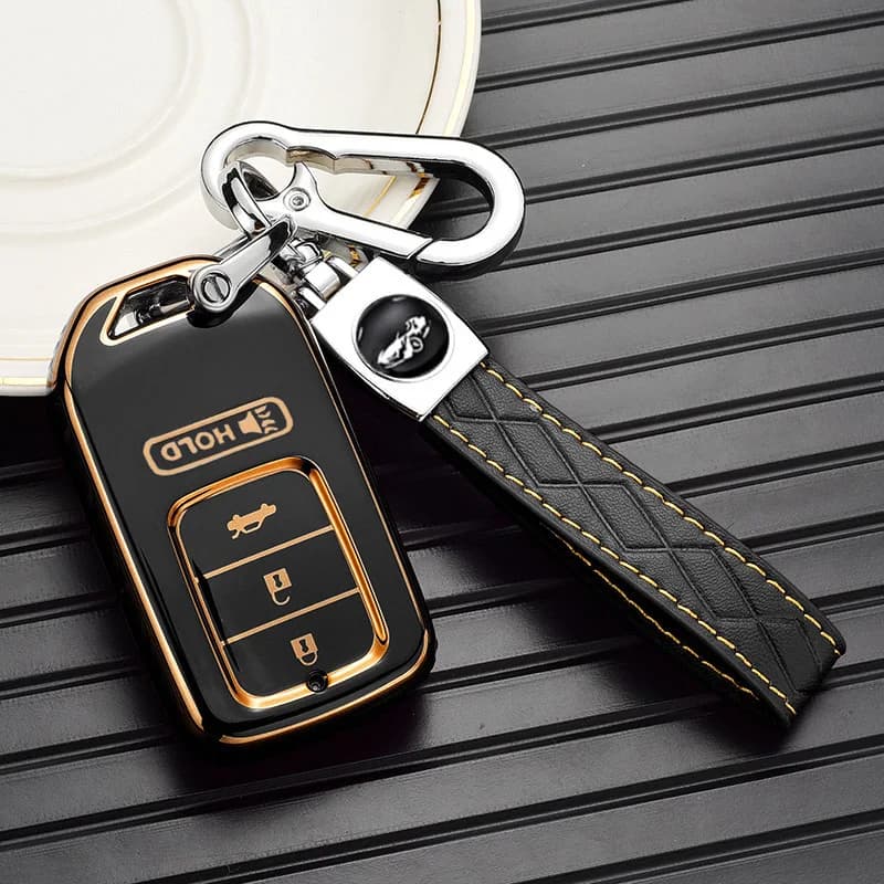 Portachiavi Cover TPU Shell Case per Honda Accord Civic HR-V Fit Passport Pilot Keyless Remote Car interior Accessories