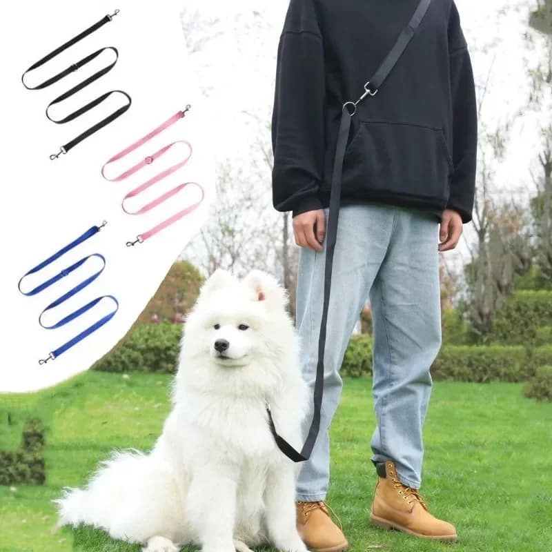 Guinzaglio per Cani da 2,5 cm in Nylon, Stile Polizia, per Addestramento e Controllo, Guinzaglio di Sicurezza per Cani Piccoli