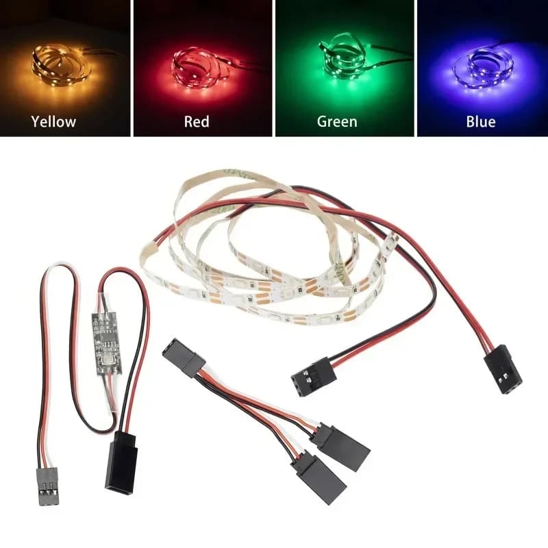 Striscia luminosa a LED telecomandata super luminosa per AR Wing Skyhunter RC Accessorio per auto RC per aereo ad ala fissa