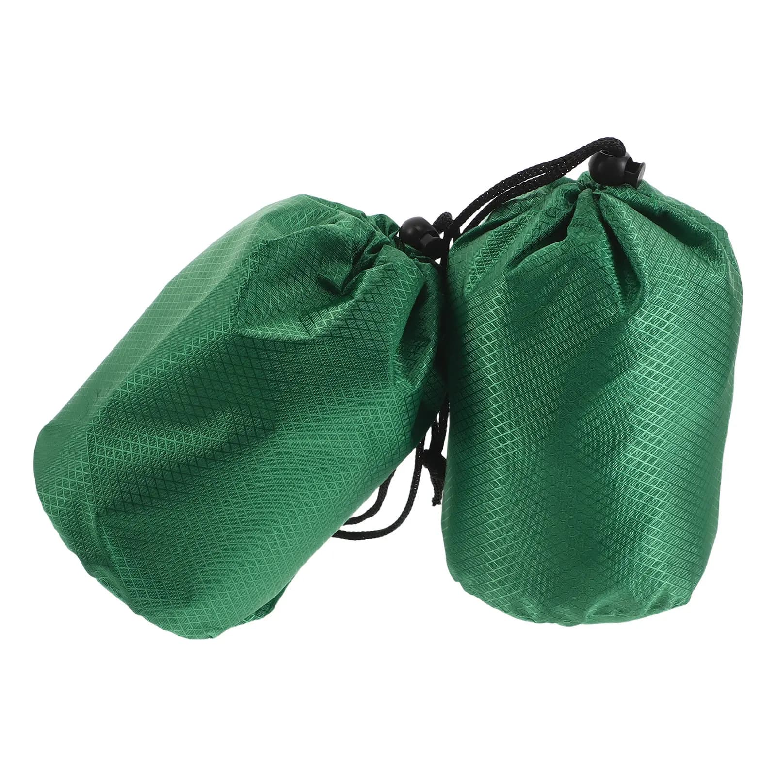 2Pcs Nylon Drawstring Bag Waterproof Outdoor Dry Sack Lightweight Storage Pouch Compact Travel Laundry Organizer for Camping