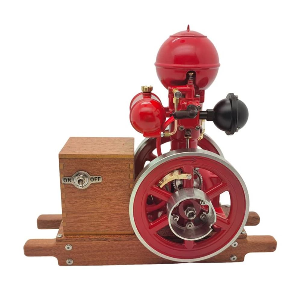OKMO B01 3.6CC Motore Monocilindrico a 4 Tempi Raffreddato ad Acqua con Monitoraggio Verticale, Giocattolo Educativo per Scoperte Scientifiche