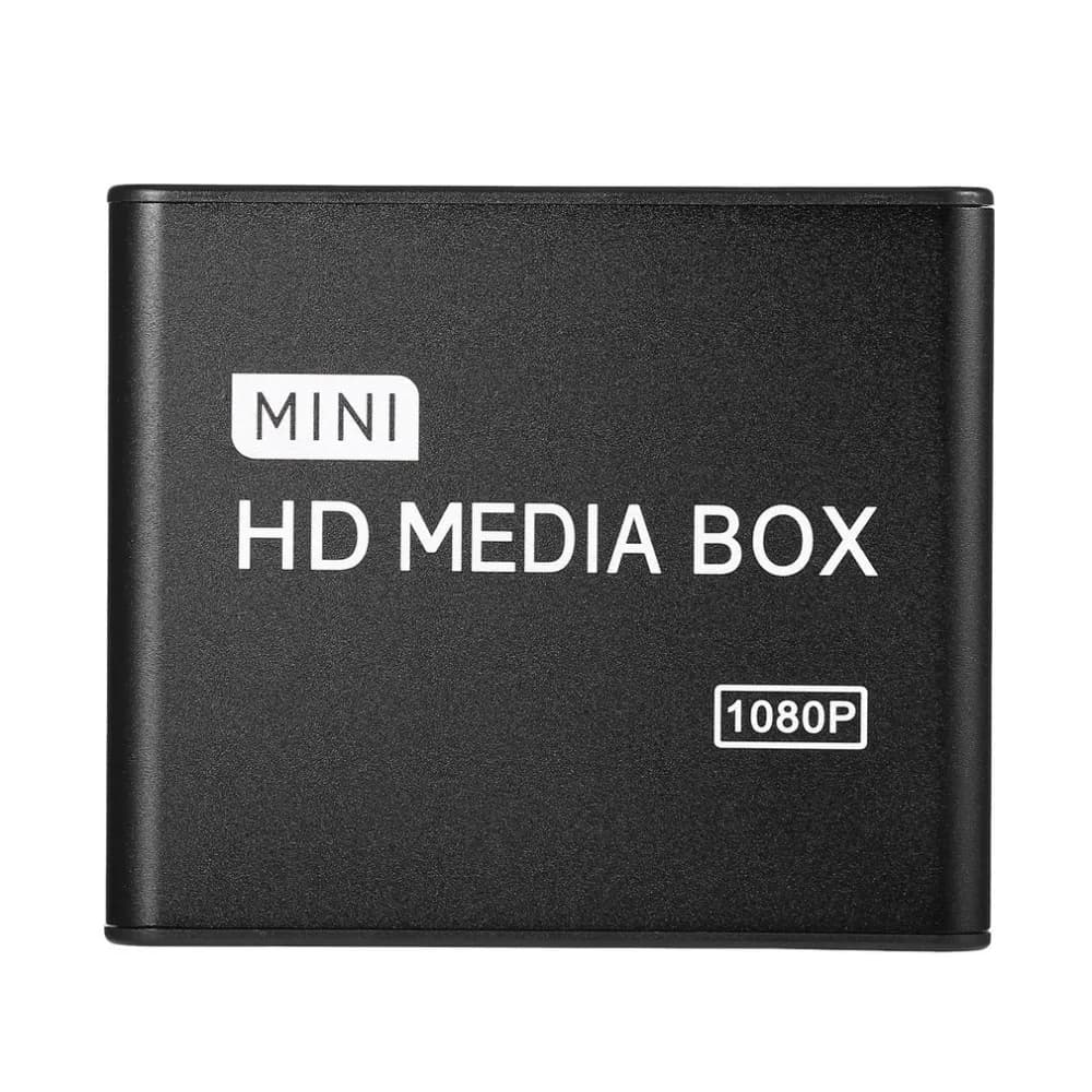 1080P Mini Media Player HDD Media Box TV Box Video Multimedia Player Full HD With SD MMC Card Reader 100Mpbs EU/US Plug