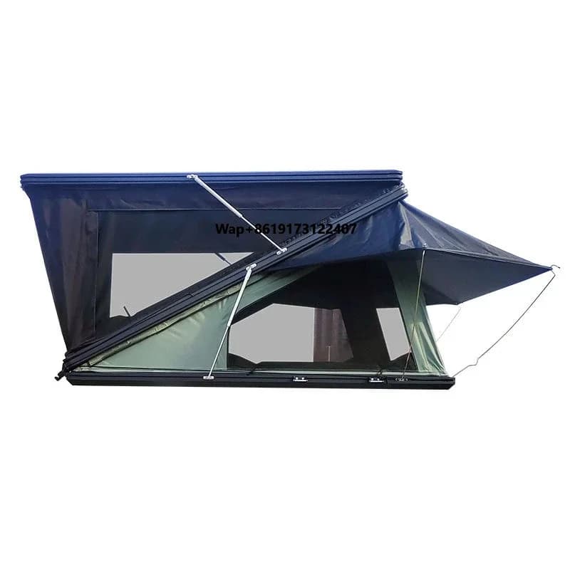 Tenda da Tetto Pieghevole Impermeabile per SUV, in Lega di Alluminio, per Tour in Auto, Realizzata in Tessuto Oxford