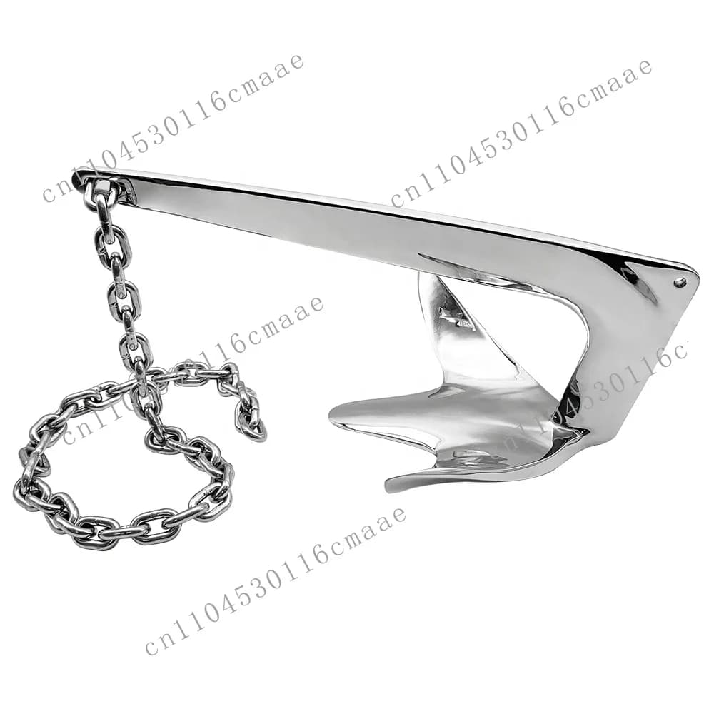 High Quality Stockless Ship Marine Hardware Stainless Steel Boat Bruce Anchors for Sale Yacht
