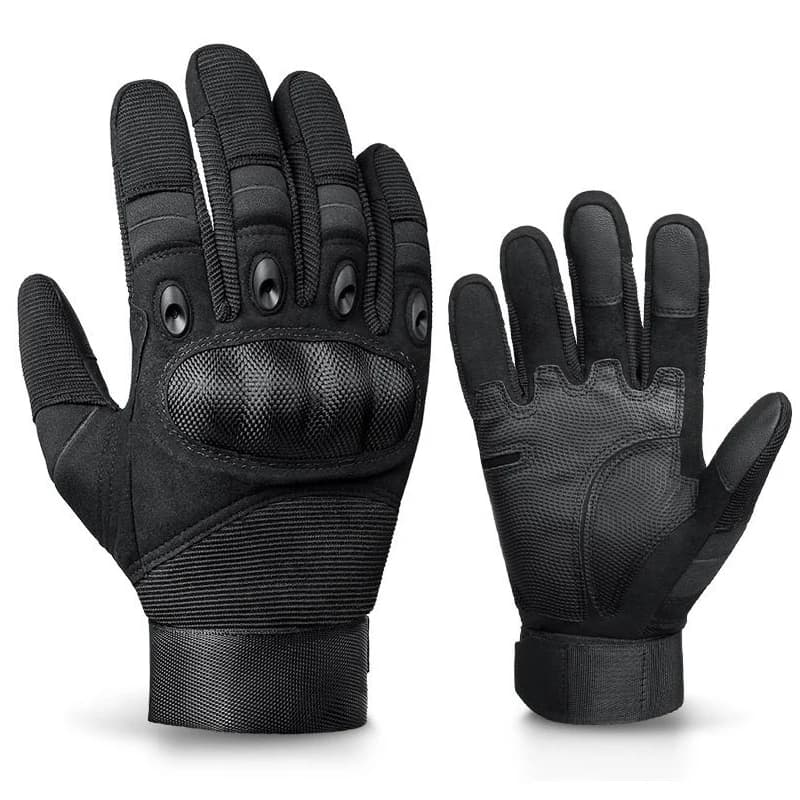 Guanti tattici touch screen Guanti da motocross da donna per uomo Equitazione con nocche rigide Guanti da moto da corsa con dita intere