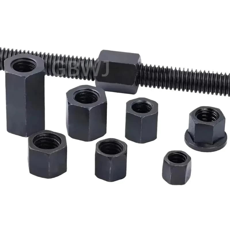 Left/Right Rotary Thread Carbon Steel ACME Thread for CNC Machine 3D Printer Linear Shaft Trapezoidal Lead Screw Hex Nut T12-T45