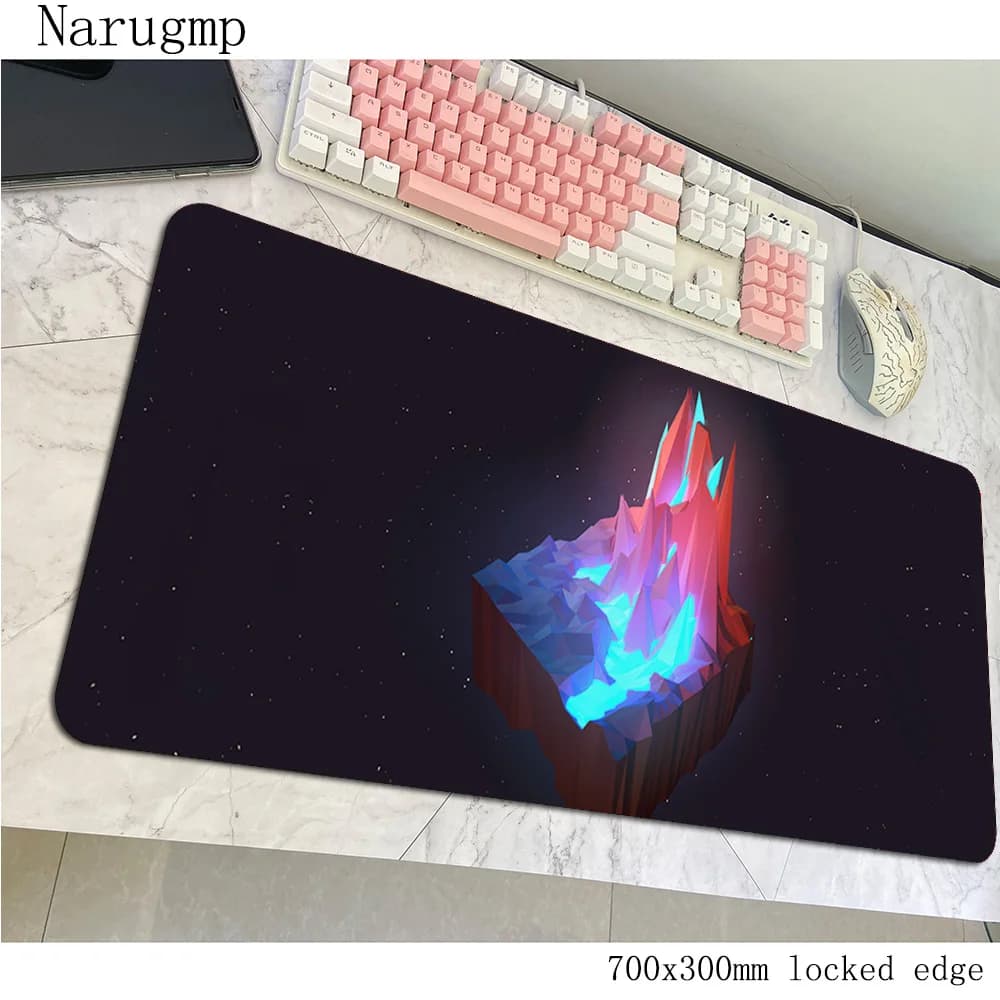 Spazio Artistico mouse pad poggiapolsi gaming mousepad anime 900x400x4mm notbook scrivania tappetino spesso carino padmouse giochi pc gamer tappetini
