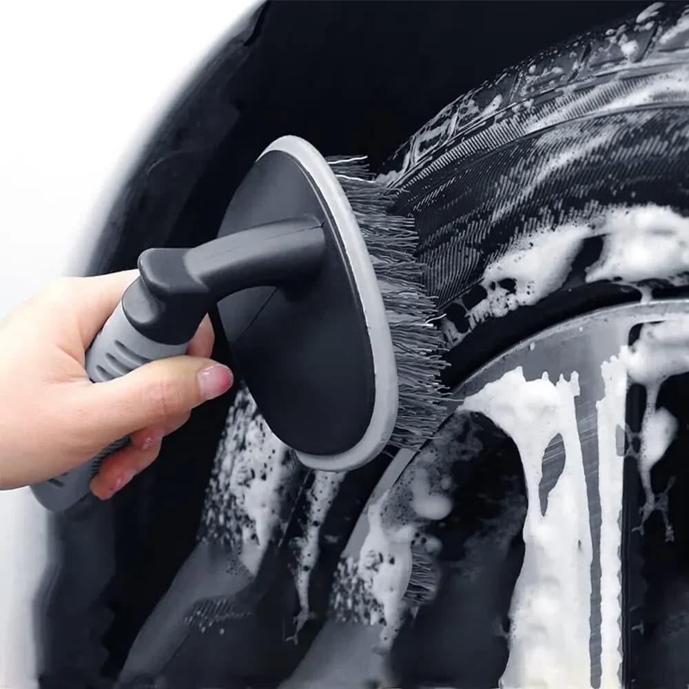 Car Wheel Brush, Wheel Cleaning Accessories, Pneumatic Wash Tool