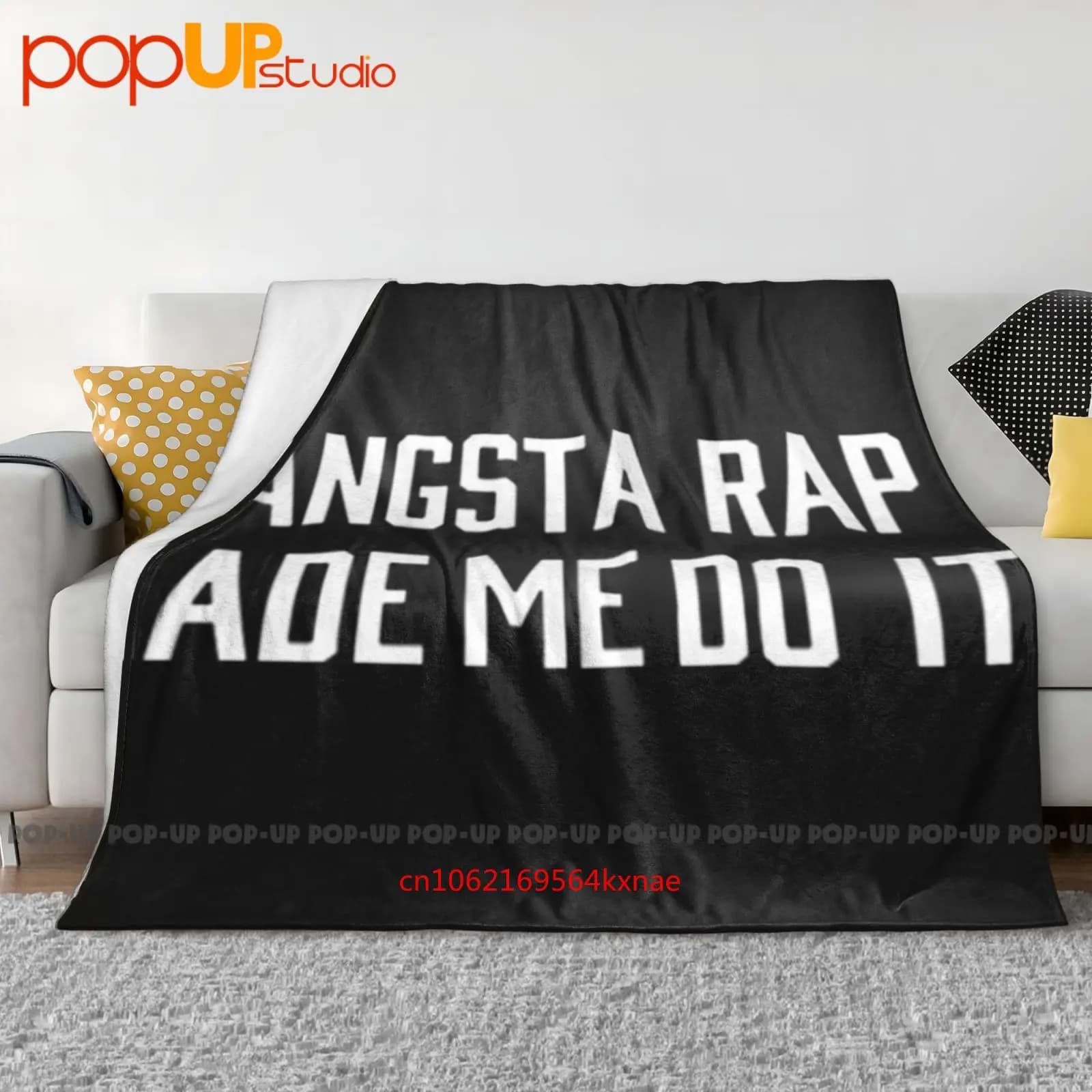 Gangsta Rap Made Me Do It Coperta ultra morbida trapunta invernale Copridivano Copriletto