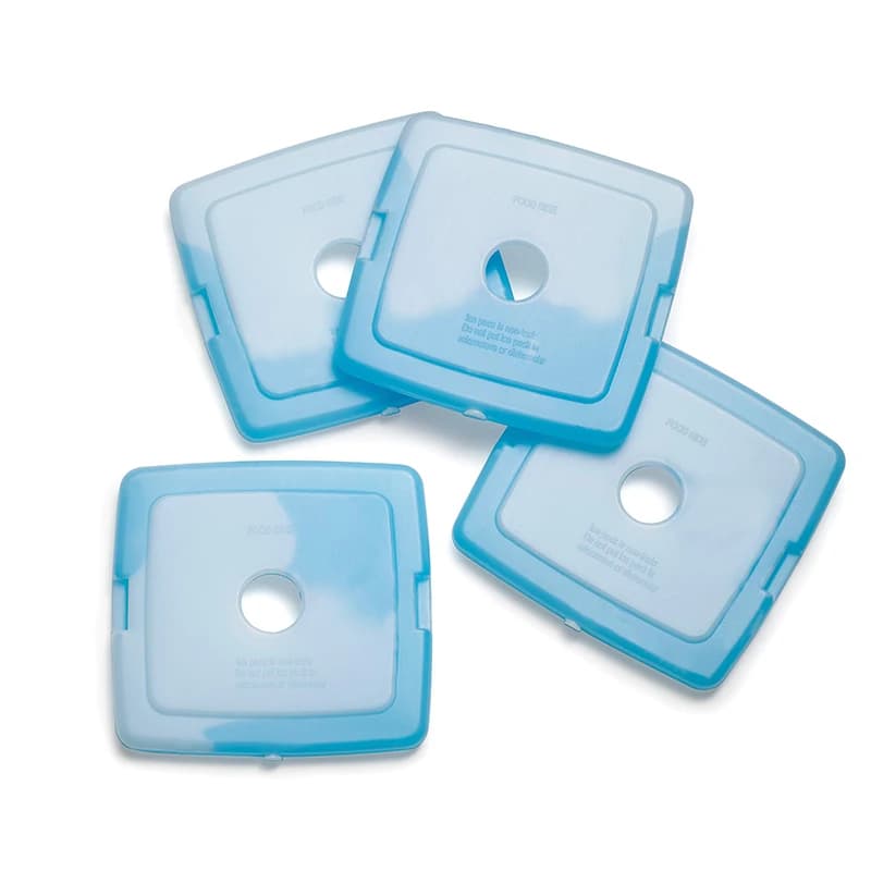 2/4/8 Pezzi Impacco di Ghiaccio Riutilizzabile per Borsa Termica da Pranzo, Viaggi, Campeggio, Raffreddamento a Lunga Durata per Picnic