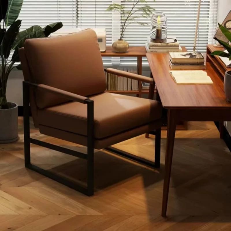 Poltrona Relax Nordic per Sala d'Attesa, Sedia Singola di Design per Gaming, Lussuosa Poltrona Moderna per Soggiorno