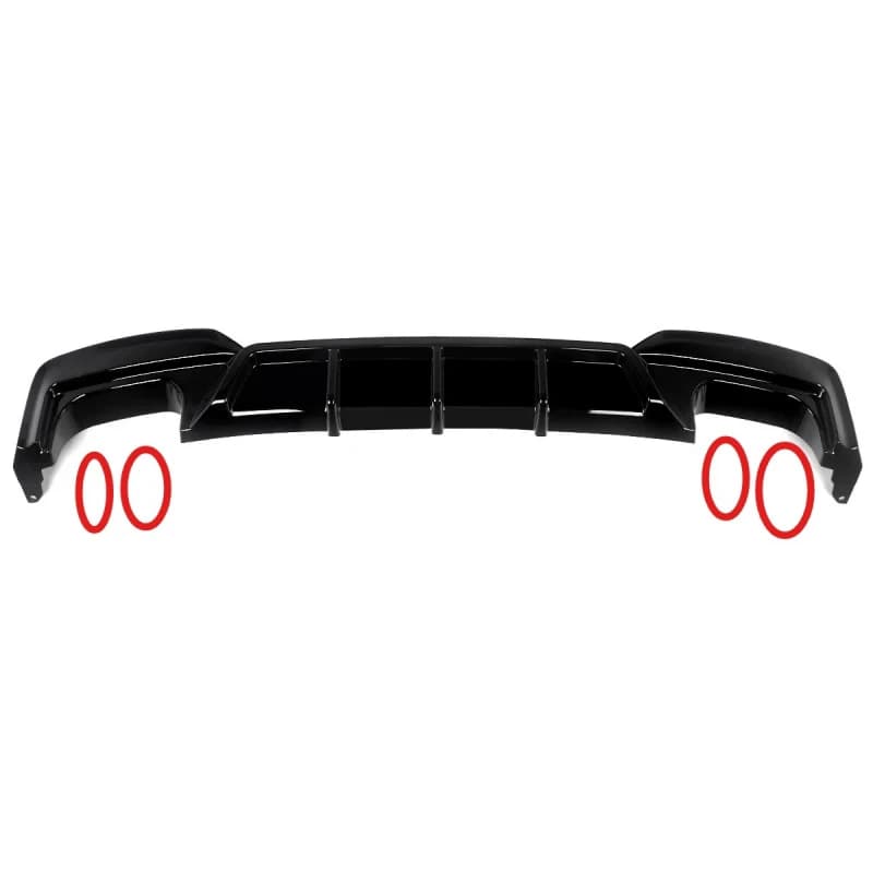 Direct Manufacturer Rear Bumper Spoiler Lip Diffuser Guard Protector Cover, Exterior Tuning Auto Accessories for Vehicle Modific