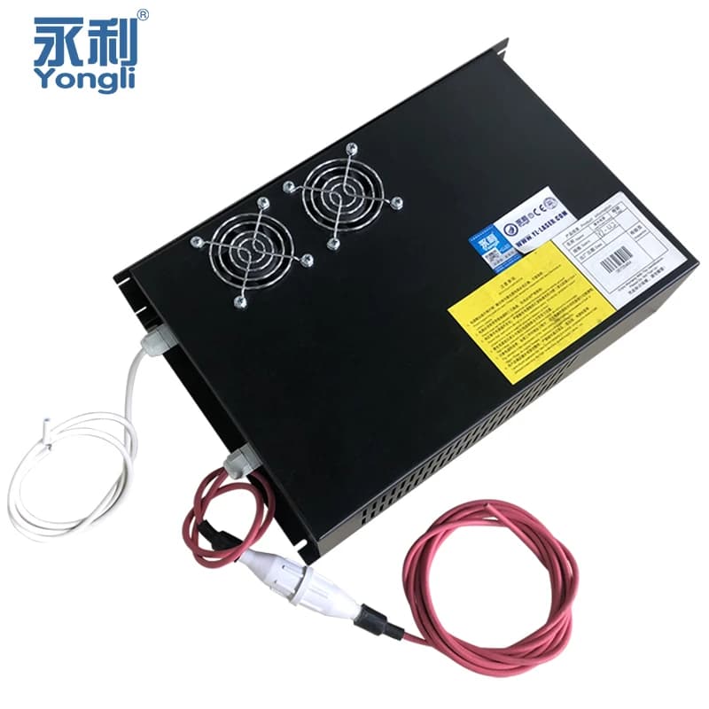 130W-180W Laser Power Supply for Etching and Cutting Machines with Pipe CO2, Compatible with 150W, 160W, 170W CO2 Laser Tubes