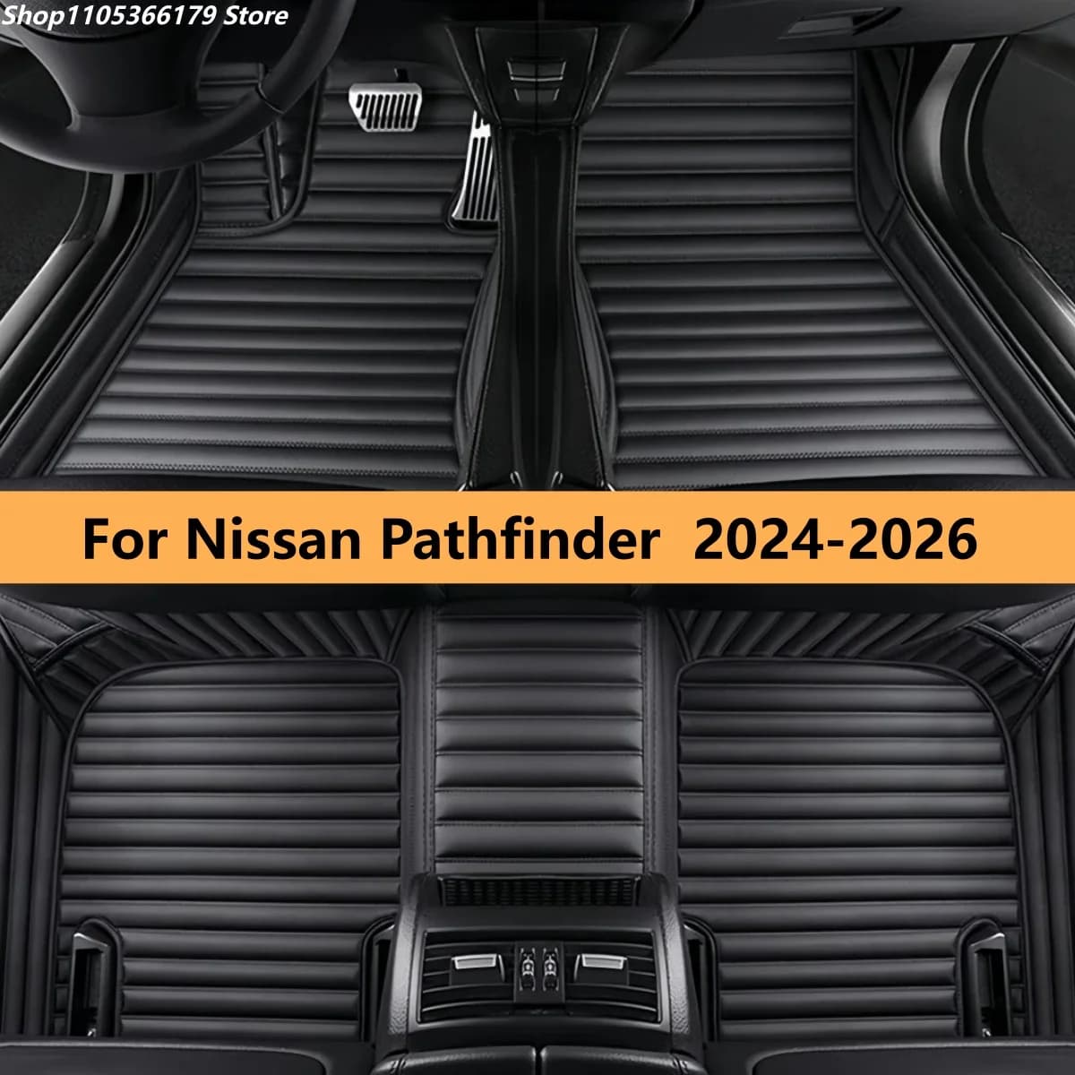 Tappetini per Auto Nissan Pathfinder 2024 2025 2026, Set Completo di Tappeti e Accessori per Interni Auto
