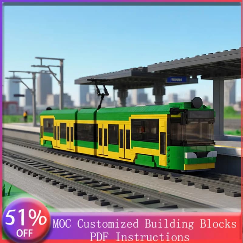 Set di Costruzioni Modulari Personalizzabili 1623 Pezzi, Miniatura di Auto e Trenino, Blocchi Educativi Creativi, Giocattolo DIY per Ragazzi, Regalo per le Vacanze